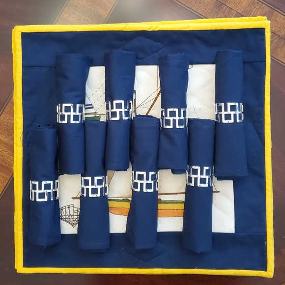 HAND CRAFTED. SHIP AHOY!!  -  24 piece Place Setting - Picture 2 of 4